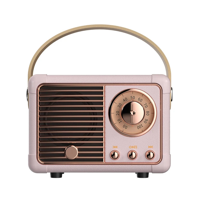 Retro HiFi Stereo Bluetooth Speaker