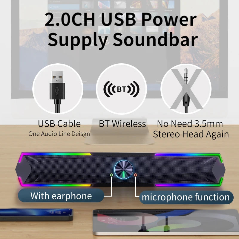 4D Bluetooth Soundbar