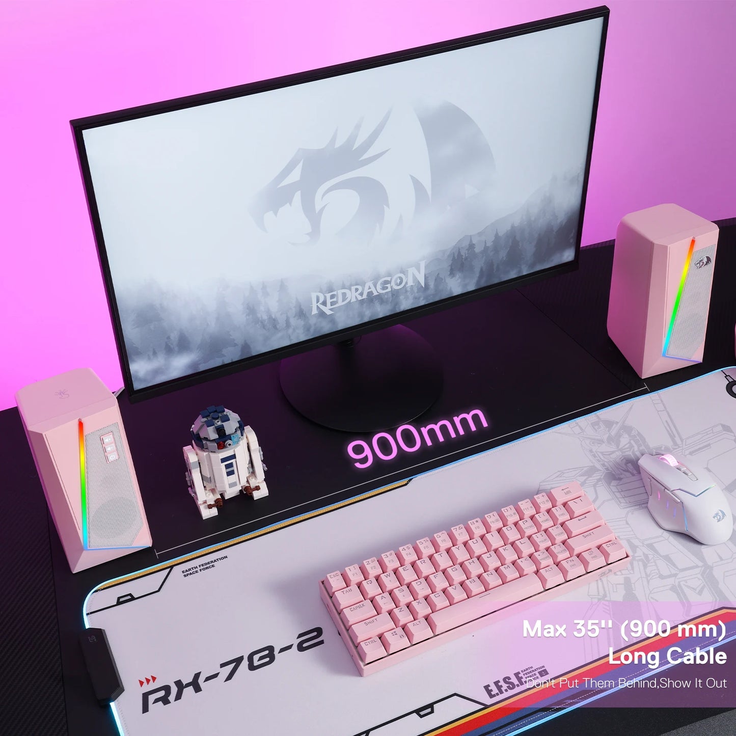 RGB Desktop Stereo Speakers