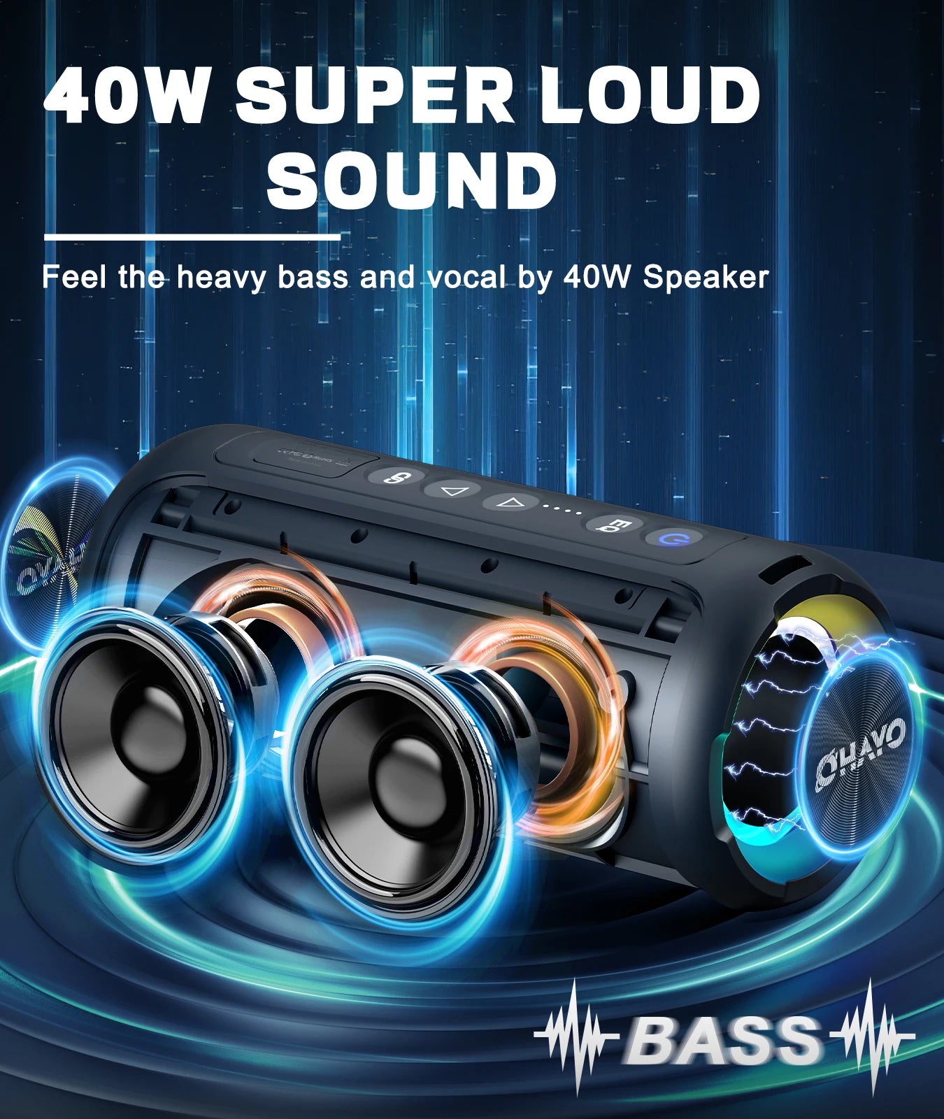 40W Bluetooth Speaker