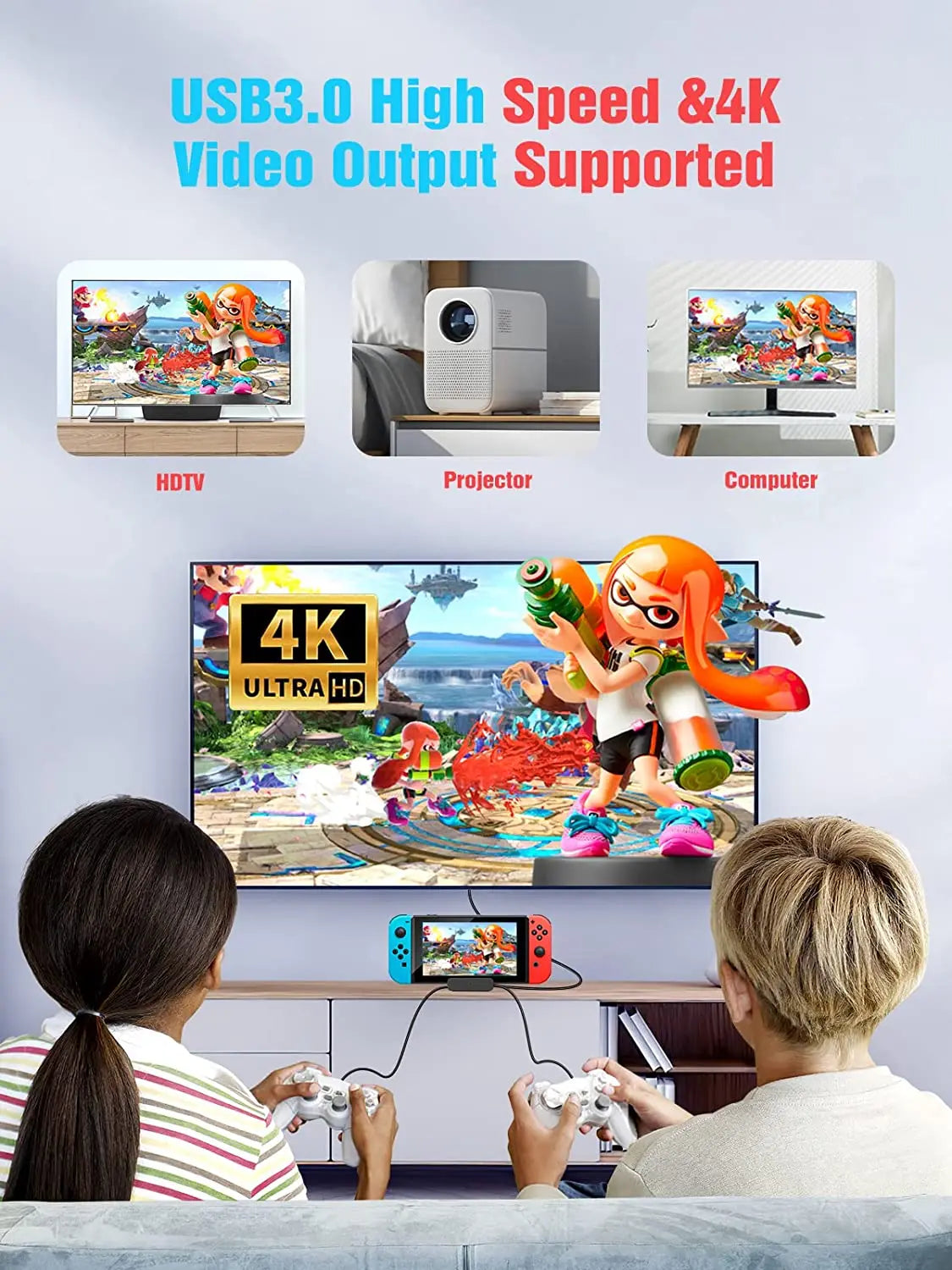 Portable Switch TV Dock