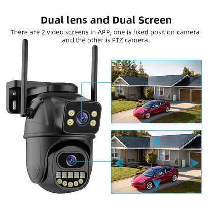 4K Dual Lens Wi-Fi Security Camera