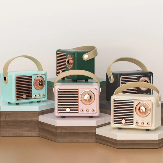 Retro HiFi Stereo Bluetooth Speaker