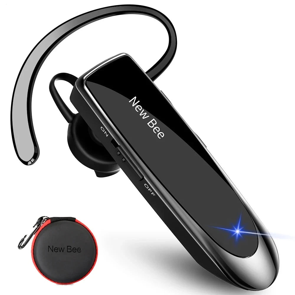 New Bee Bluetooth Earphones V5.0 Headset Hands-free